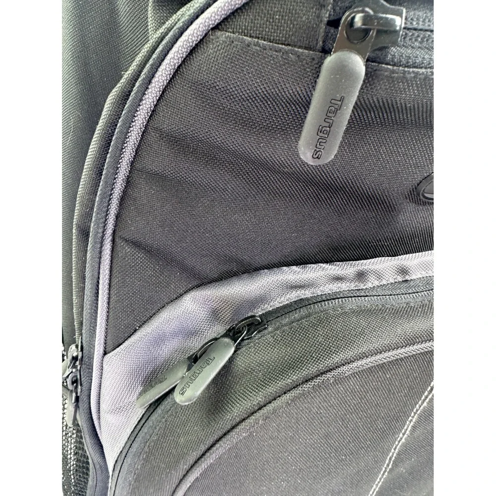 Targus Rolling Laptop Backpack Black Grey Travel Business Wheeled Bag Case